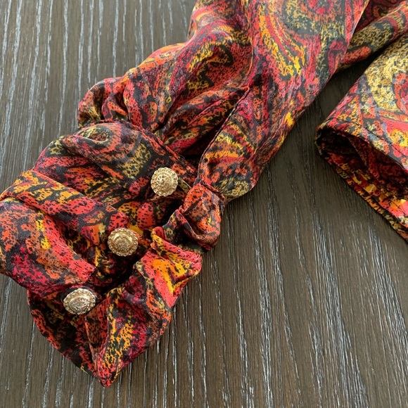 Jordan vintage cottagecore blouse‎ with bohemian print - Picture 12 of 12